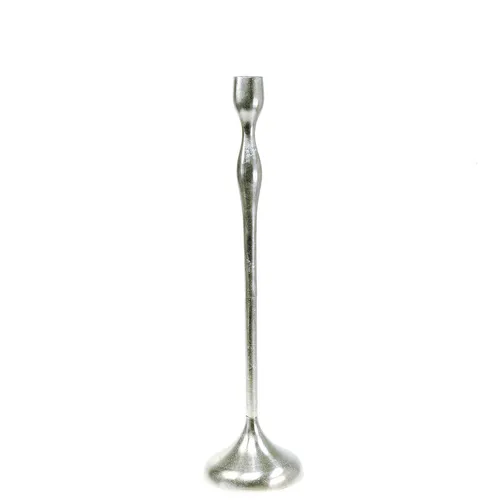 Kerzenständer Antik Silber H31cm, Eleganter Kerzenhalter, Dekoration Hochzeit