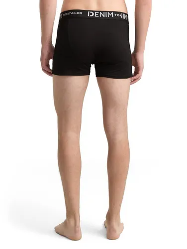 TOM TAILOR Denim Herren Trunk Hipster Boxershorts im Triple-Pack - Retroshorts für Herren, praktische 3er Packung mit eng anliegendem Slim Fit und weichem Stretch-Stoff für optimalen Tragekomfort.