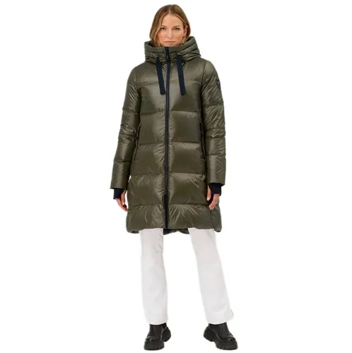 Krimson Klover Winter-Daunenmantel Compass Long Down (Kapuze, huntergrün, Größe S)