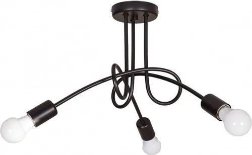 Light Home LH Pendelleuchte 3-Flammig Rot - Hängeleuchte im Industrial-Stil mit rotem Glaslampenschirm, ideal für moderne Wohnräume und eine stilvolle Beleuchtung.