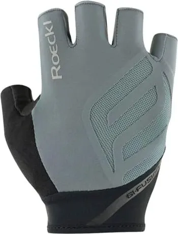 Roeckl Iton 2 Handschuhe - Größe 7.5, grau - Fahrradhandschuhe mit Bi-Fusion Dämpfung für optimalen Komfort und Roeck-Grip für sportliche Präzision.