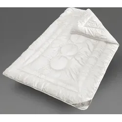 Magicline Premium Duo Winterdecke 155x220 cm | 100% Baumwolle - Bettdecke mit 100% Baumwollbezug und hohler Mikrofaserfüllung für optimalen Schlafkomfort. Die Dreamium-Stepptechnologie sorgt für extra Flauschigkeit und Wärme - ideal für kalte Nächte.