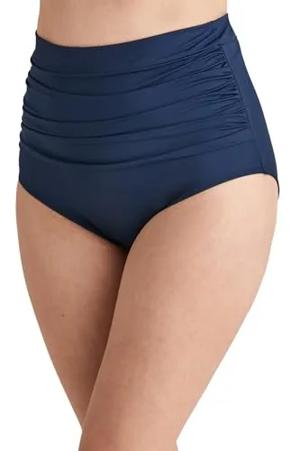 Miss Mary Maya High Waist Bikini Panty Dunkelblau 58 Damen von Miss Mary of Sweden