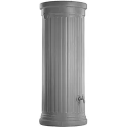 GARANTIA Säulentank, Grau - Antiker Regenwasserspeicher - Bewässerung mit einem einzigartigen Säulentank, der nicht nur als Deko-Objekt beeindruckt, sondern auch umweltfreundliches Regenwasser speichert – ideal für Ihre Pflanzen!