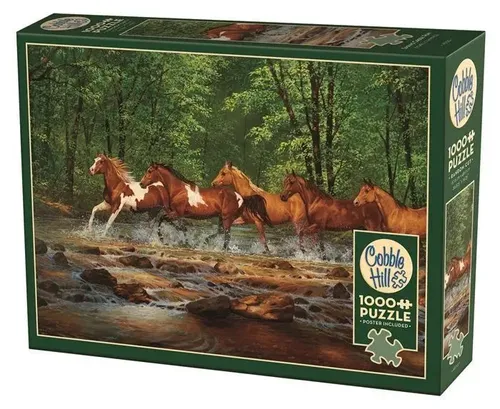 COBBLE HILL PUZZLES - Wildpferde im Fluss 1000 Teile | Spiel | Deutsch (2025)