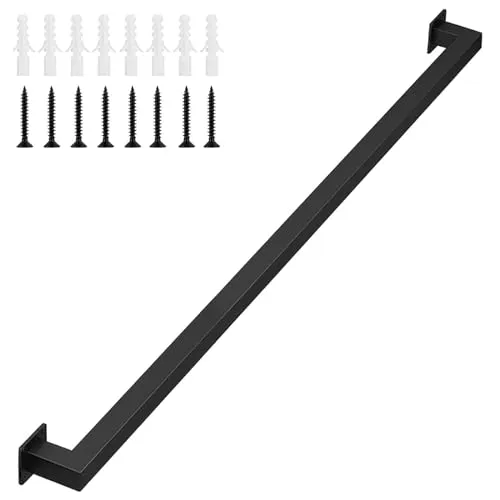 Gorssen 120cm Treppenhandläufe,Schwarz Handlauf Treppe