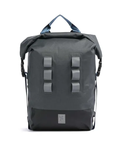 Chrome Urban Ex 20L Rolltop Rucksack anthrazit - Tagesrucksäcke, wasserdichter Rolltop-Rucksack aus robustem Nylon mit 15″ Laptopfach, ideal für Stadtabenteuer und Pendler.