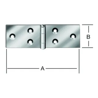 VORMANN Möbel-Tischband L 60mm,B 25mm Stahl verzinkt von Vormann