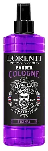 LORENTI TOKYO & SEOUL Barber Cologne 400ml ETERNAL | After Shave Spray für Männer | Herren Rasur Duftwasser - Barber Eau de Cologne mit praktischen Pump-Spender | Erfrischend & Pflegend - EDC