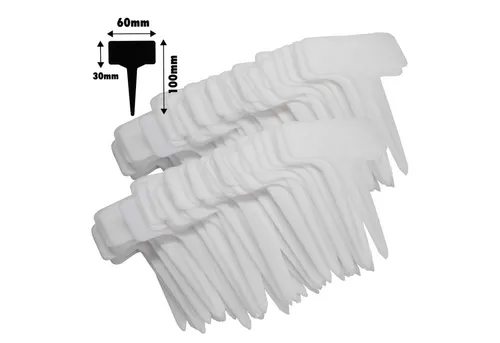 Easy Work Gartenstecker 80 Pflanzenschilder Steckschilder für Pflanzen Frühbeet Namensschild