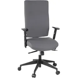 hjh OFFICE Profi Bürostuhl PRO-TEC 300 mit Armlehnen - Hochwertiger Bürostuhl für höchsten Sitzkomfort, ideal für den täglichen Einsatz im Büro und Zuhause. Mit stufenloser Höhenverstellung für optimale Ergonomie.