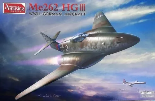 Amusing Hobby 48A003 - 1:48 Messerschmit Me 262 HGIII - Neu