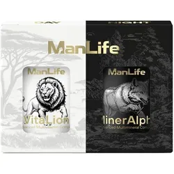 ManLife Multivitamin Komplex Set – 180 Kapseln für Männer