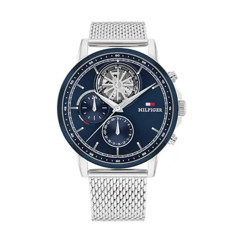 Tommy Hilfiger Steward 1710609 Herrenuhr - Armbanduhren für Herren, stilvolle Markenuhr mit klassischem Design und robuster Verarbeitung, perfekt für jeden Anlass.
