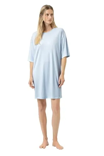 Mey Nachtwäsche Simple Stripes Damen Nachthemd Alice Blue XXL (46)