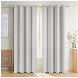 Blumtal Verdunkelungsvorhang 2er-Set in grau von Blumtal