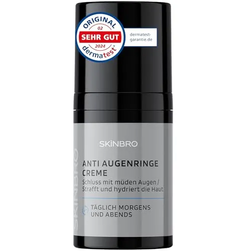 SKINBRO Augencreme gegen Falten und Augenringe für Männer & Frauen mit Soforteffekt – Made in Germany