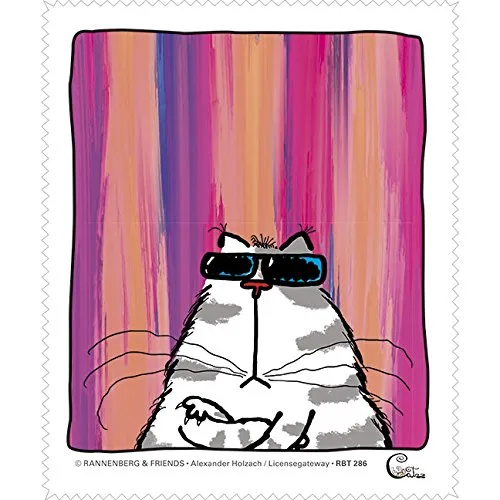 Brillenputztuch - Katze - 