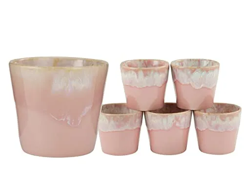 CreaTable Grespresso Rose 6-tlg Lungobecher in rot von CreaTable