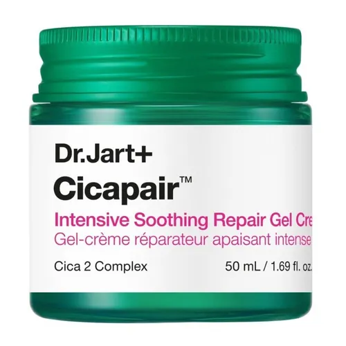 Dr-Jart Cicapair Intensive Soothing Repair Gel Cream 50 ml - Tagespflege für empfindliche Haut, regeneriert und beruhigt dank innovativer CoolSonic-Technologie und Centella-Asiatica-Extrakten.