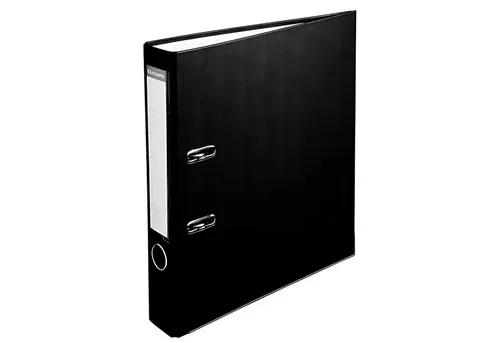 Exacompta 915401B - Kunststoff-Ordner 5 cm schmal DIN A4, robust mit Qualitätshebelmechanik und austauschbarem Rückenschild
