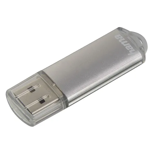 HAMA Laeta USB-Stick, 128 GB, 15 MB/s, Silber
