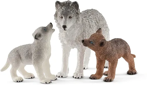 Schleich® Wolfsmutter mit Welpen von Schleich