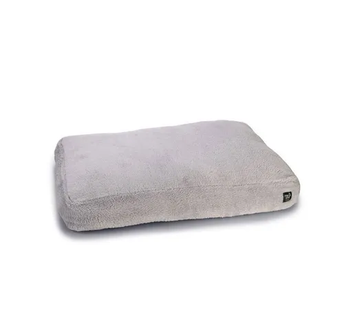 Beeztees Minus One Hund Liegekissen - Hellgrau 100x70x15 cm - Kissen für Hunde mit REPREVE Anti-Rutsch-Boden, weicher Füllung aus recycelten Polyesterfasern und abnehmbarem Bezug für einfache Pflege.