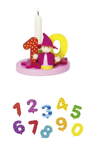Goki Geburtstagszug Kerzen Kranz Zahlen Kindergeburtstag Geburtstag Kind DEKO