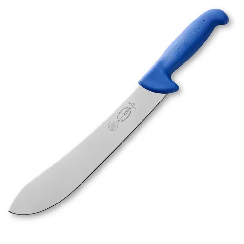 Dick ErgoGrip Blockmesser 26 cm - für präzises Zuschneiden - Kochmesser mit 26 cm runder Klinge, ideal zum Zerteilen von Fleisch. Hygienisch ohne Spalt am Klingenaustritt und mit breitem Fingerschutz für mehr Sicherheit beim Arbeiten.