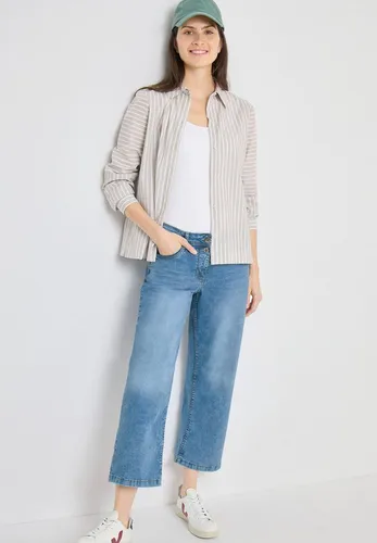Cecil Wide Leg Jeans Light Blue Washed 34 von CECIL