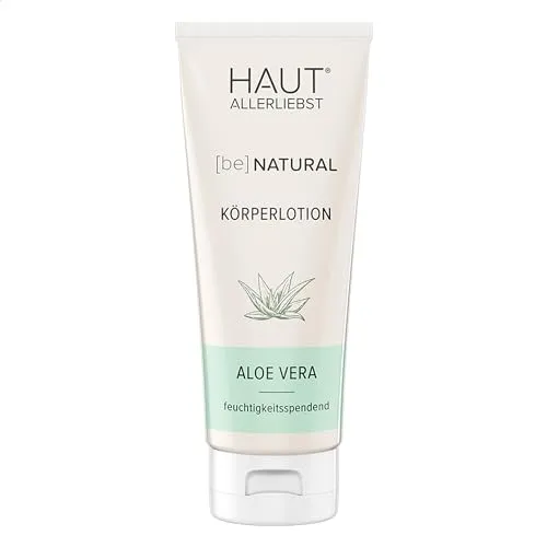 HAKA Körperlotion Aloe Vera, 200 ml, intensive Feuchtigkeit für geschmeidige Haut, sanfte Körperpflege mit zartem Duft, Bodylotion für hydratisierte Haut, vegan