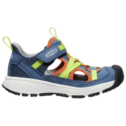 Keen MOTOZOA SANDAL - Bunte Sandale für Kinder 27-28 EU - Wanderschuhe für Kinder, atmungsaktive und sportliche Sandale mit Klett- und Schnellverschluss, ideal für Abenteuer im Freien.