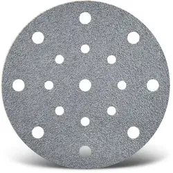 MENZER Platinum Klett-Schleifscheiben 150 mm, 17-Loch für Exzenterschleifer (50 Stk.) - Hochwertige Klett-Schleifscheiben für präzises Schleifen mit antistatischer Beschichtung. Lange Standzeit und effiziente Staubabfuhr für ein sauberes Schleifbild. Ideal für Lacke und Kunststoffe.