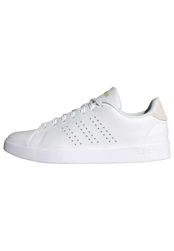 adidas Damen Advantage 2.0 Shoes - Cloud White/Putty Mauve/Gold met, 41 1/3 EU - Damen-Sneaker mit weichem Tragegefühl dank Cloudfoam Comfort Einlegesohle und umweltfreundlichem Materialanteil von über 20%.