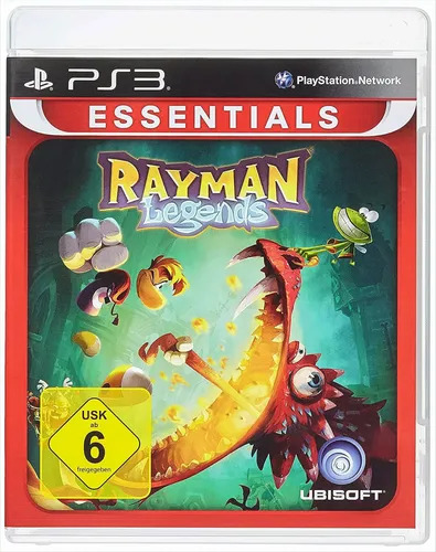 Rayman Legends für Playstation 3 - NEUWARE DEUTSCHE VERSION! - Action & Abenteuer, von Ubisoft für PS3, erlebe spannende Abenteuer mit Rayman und Freunden in dieser farbenfrohen Plattformwelt, USK ab 6 Jahren.