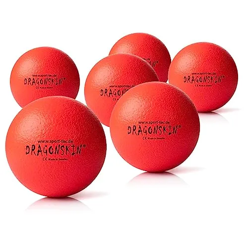 Schaumstoffball Dragonskin Neon, ø 16 cm, 6er Set von Sport-Tec