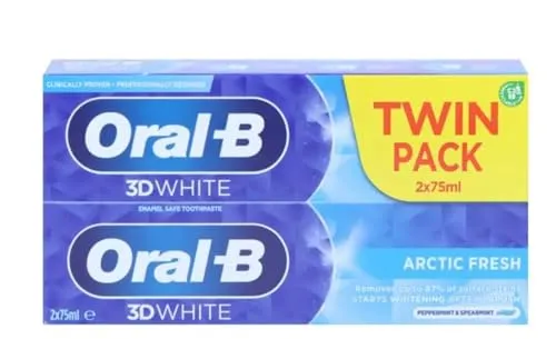 Oral-B Oral B T/Pst 3D Wht Arctic X2