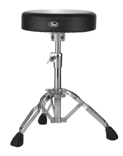 Pearl D-930 Drum Hocker - Verstellbarer Drummersitz, bietet optimalen Komfort und Unterstützung für langes Spielen, ideal für Profis und Hobbyisten.