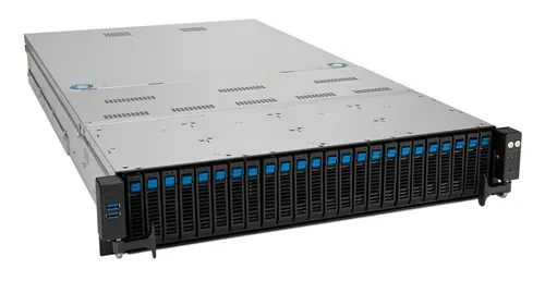 ASUS RS720A-E12-RS24U/10G/2.6kW/24NVMe/GPU (90SF02E1-M00MZ0) - Hochleistungs-Server - Der ASUS RS720A-E12-RS24U bietet mit 2.6kW Leistung und 24 NVMe-Slots eine optimale Lösung für anspruchsvolle Anwendungen. Ideal für professionelle IT-Umgebungen.