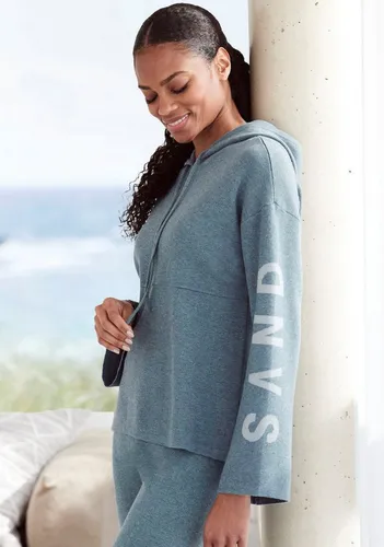 Elbsand Hoodie Strickpullover mit eingestricktem Logo, Loungewear