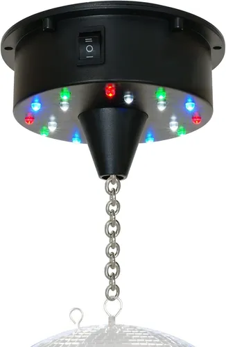 LED Motor für Discokugel Spiegelkugel Partykeller Club Effektlicht 18 LED´s