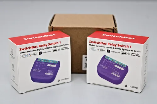 SwitchBot Smart Relay Switch 1 (2er-Pack) Smart-Relay-Modul Heimautomatisierung