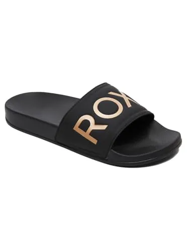 Roxy Slippy II Sandale schwarz 36 EU - Wanderschuhe in Größe 36, leicht und bequem für Sommerabenteuer, ideal für Strand und Freizeit.