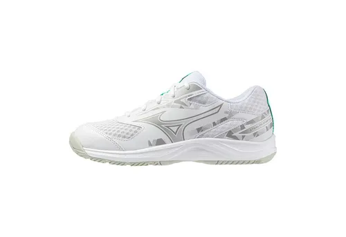 Mizuno STEALTH STAR 3 Jr. - Kinder Handballschuh - Handballschuh für Kinder in Größe 36, mit atmungsaktivem Obermaterial und rutschfester Sohle für optimalen Halt und Komfort beim Spielen.