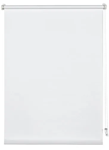 Deco Company Rollo, Blickdicht, Klemmrollo Uni, Montage zum Klemmen, Lichtdurchlässig, Rollo für Fenster ohne Bohren, Weiß, 50 x 150 cm (BxH)