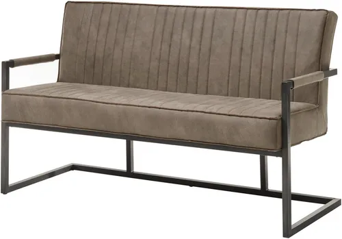 LINDA Sitzbank Esszimmer gepolstert, Taupe in braun von Stolkom Sp.z.o.o.
