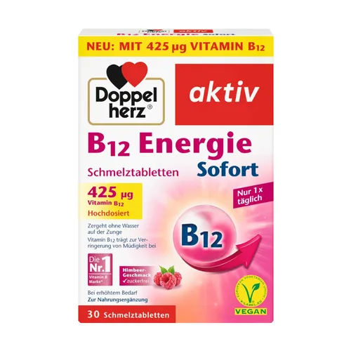 Doppelherz aktiv B12 Energie Sofort Schmelztabletten von Queisser Pharma GmbH & Co. KG