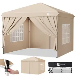 SUNULA Faltpavillon 3x3 m mit 4 Seitenteilen