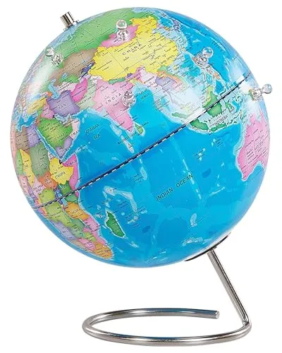 Beliani Globus, Mehrfarbig, Blau von Beliani